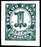 Spain - 1940 - Numbers - 1 CTO - Green - Spain, numbers - Edifil 914 - Numbers - 0